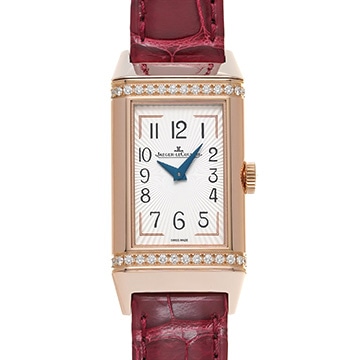 ジャガー ルクルト レベルソ デュエット Q3342520 シルバー/レッド レディース 時計 【中古】【wristwatch】
