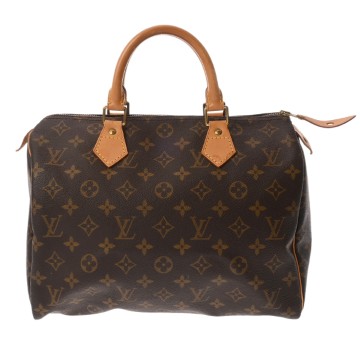 ルイ ヴィトン モノグラム スピーディ 30 マロン M41526 モノグラムキャンバス ユニセックス バッグ 【中古】【bag】