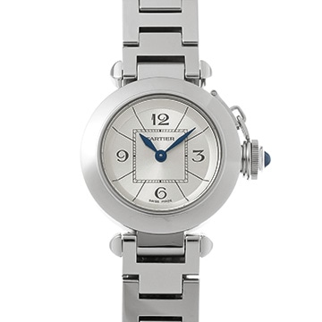 カルティエ ミスパシャ W3140007 シルバー レディース 時計 【中古】【wristwatch】
