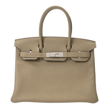 エルメス バーキン 30 セージ トリヨンクレマンス レディース バッグ 【中古】【bag】