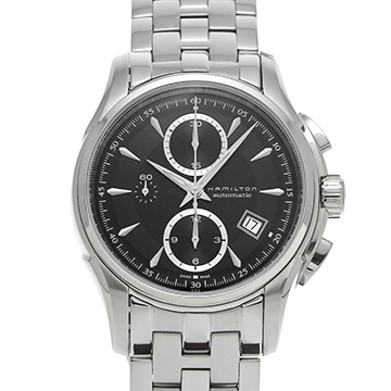 ハミルトン ジャズマスター オートマティック クロノグラフ H32616133 ブラック メンズ 時計 【中古】【wristwatch】