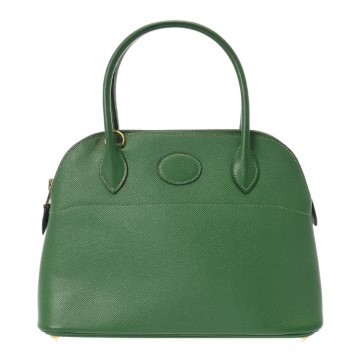 エルメス ボリード 27 グリーン クシュベル レディース バッグ 【中古】【bag】