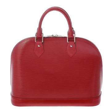 ルイ ヴィトン エピ アルマ PM カーマイン M4058E レザー レディース バッグ 【中古】【bag】