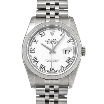 ロレックス デイトジャスト 36 116234 ホワイト メンズ 時計 【中古】【wristwatch】