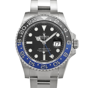 ロレックス GMTマスターII 116710BLNR ブラック メンズ 時計 【中古】【wristwatch】