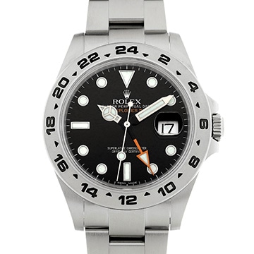 ロレックス エクスプローラーII 216570 ブラック メンズ 時計 【中古】【wristwatch】