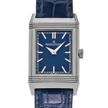 ジャガー ルクルト レベルソ トリビュート モノフェイス Q716848J ブルー メンズ 時計 【中古】【wristwatch】