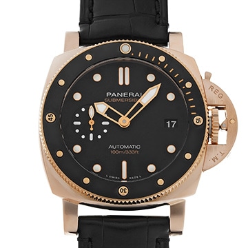 パネライ サブマーシブル 42mm PAM00974 ブラック メンズ 時計 【中古】【wristwatch】