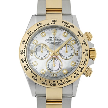 ロレックス コスモグラフ デイトナ 116503NG ホワイトシェル/ダイヤモンド メンズ 時計 【中古】【wristwatch】