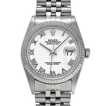 ロレックス デイトジャスト 36 16234 ホワイト メンズ 時計 【中古】【wristwatch】