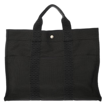 エルメス エールライン トート MM グレー キャンバス ユニセックス バッグ 【中古】【bag】