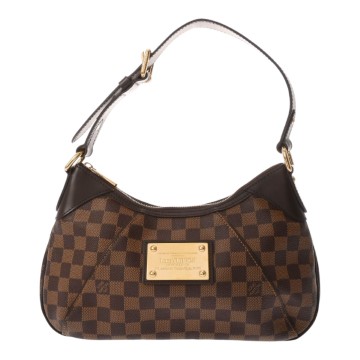 ルイ ヴィトン ダミエ テムズ PM ブラウン N48180 ダミエキャンバス レディース バッグ 【中古】【bag】