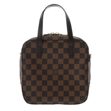 ルイ ヴィトン ダミエ スポンティーニ SPオーダー ブラウン N48021 ダミエキャンバス レディース バッグ 【中古】【bag】