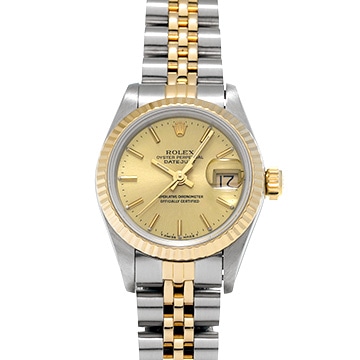 ロレックス デイトジャスト 26 69173 シャンパン レディース 時計 【中古】【wristwatch】