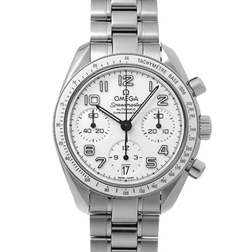 オメガ スピードマスター デイト 324.30.38.40.04.001 ホワイト メンズ 時計 【中古】【wristwatch】