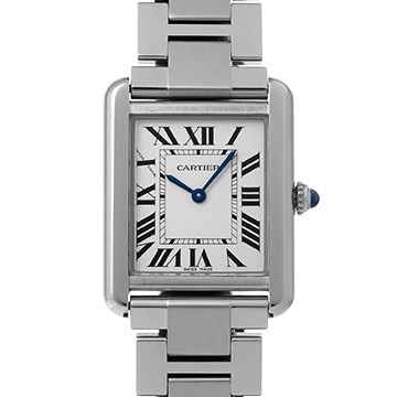 カルティエ タンク ソロ SM W5200013 シルバー レディース 時計 【中古】【wristwatch】