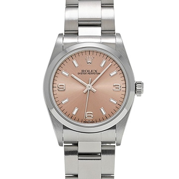ロレックス オイスターパーペチュアル 77080 ピンク ユニセックス 時計 【中古】【wristwatch】