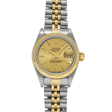 ロレックス デイトジャスト  69173 シャンパン レディース 時計 【中古】【wristwatch】
