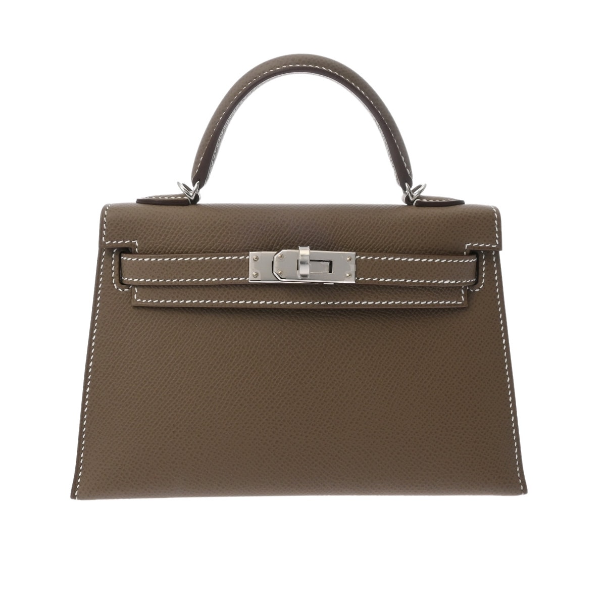 エルメス ミニケリー2 2WAY エトゥープ ヴォーエプソン レディース バッグ 【新品】【bag】
