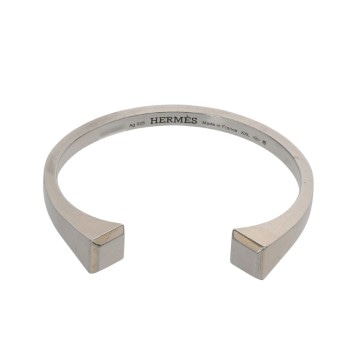 エルメス クルー ド フォルジュ バングル XXL シルバー シルバー925 ユニセックス ジュエリー 【中古】【jewelry】