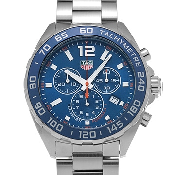 タグ ホイヤー フォーミュラ1 クォーツ クロノグラフ CAZ1014.BA0842 ブルー メンズ 時計 【中古】【wristwatch】
