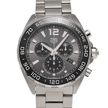 タグ ホイヤー フォーミュラ1 クォーツ クロノグラフ CAZ1011.BA0842 グレー/ブラック メンズ 時計 【中古】【wristwatch】