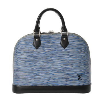 ルイ ヴィトン エピデニム アルマ PM ブルー M51052 レザー レディース バッグ 【中古】【bag】