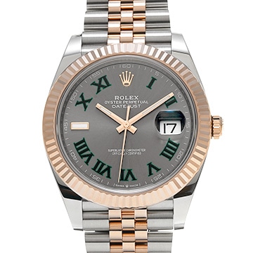 ロレックス デイトジャスト 41 126331 スレート メンズ 時計 【中古】【wristwatch】