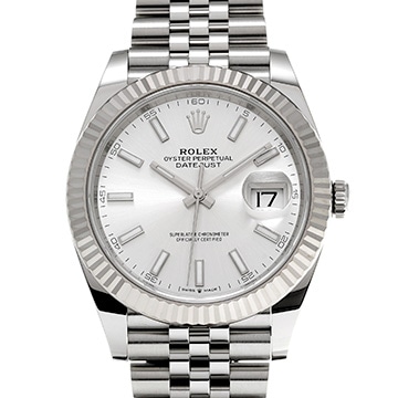 ロレックス デイトジャスト 41 126334 シルバー メンズ 時計 【中古】【wristwatch】