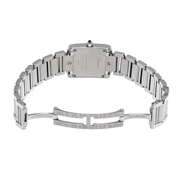 カルティエ タンクフランセーズ SM W51008Q3 シルバー レディース 時計 【中古】【wristwatch】