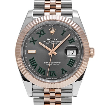 ロレックス デイトジャスト 41 126331 スレート メンズ 時計 【中古】【wristwatch】