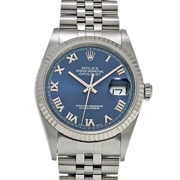 ロレックス デイトジャスト 16234 ブルー メンズ 時計 【中古】【wristwatch】