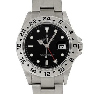 ロレックス エクスプローラーII 16570 ブラック メンズ 時計 【中古】【wristwatch】