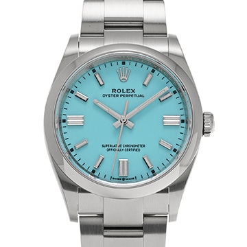 ロレックス オイスターパーペチュアル 36 126000 ターコイズブルー メンズ 時計 【中古】【wristwatch】