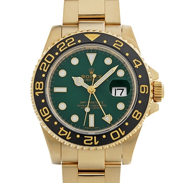 ロレックス GMTマスターII 116718LN グリーン メンズ 時計 【中古】【wristwatch】