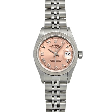 ロレックス デイトジャスト 69174 ピンク レディース 時計 【中古】【wristwatch】