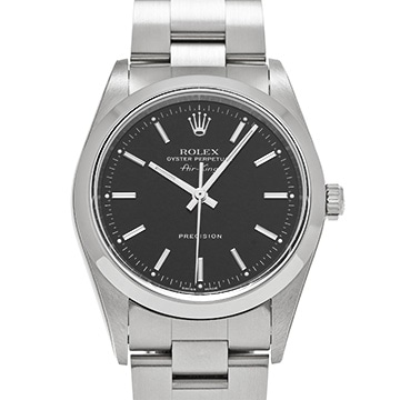 ロレックス エアキング 14000M ブラック メンズ 時計 【中古】【wristwatch】
