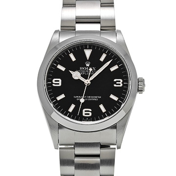 ロレックス エクスプローラー 14270 ブラック メンズ 時計 【中古】【wristwatch】