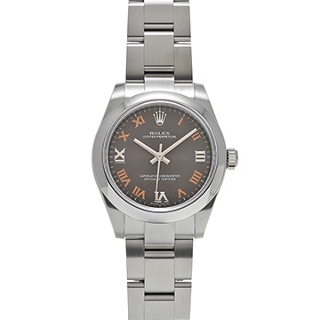 ロレックス オイスターパーペチュアル 31 177200 ダークグレー ユニセックス 時計 【中古】【wristwatch】