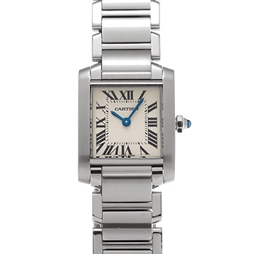 カルティエ タンクフランセーズ SM　 W51008Q3 シルバー レディース 時計 【中古】【wristwatch】