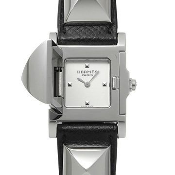 エルメス メドール ME3.210 シルバー レディース 時計 【中古】【wristwatch】
