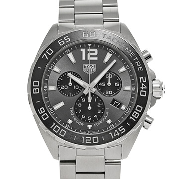 タグ ホイヤー フォーミュラ1 クォーツ クロノグラフ CAZ1011.BA0842 グレー/ブラック メンズ 時計 【中古】【wristwatch】