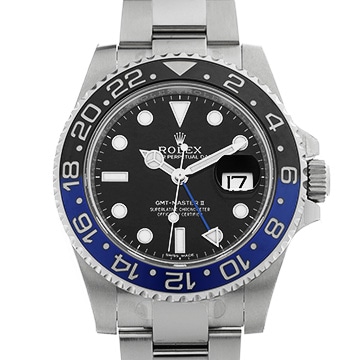 ロレックス GMTマスターII 116710BLNR ブラック メンズ 時計 【中古】【wristwatch】