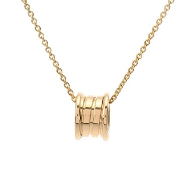ブルガリ B-ZERO1 ネックレス ゴールド K18イエローゴールド YG ユニセックス ジュエリー 【中古】【jewelry】