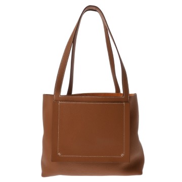 エルメス カバセリエ 31  ゴールド トリヨンクレマンス レディース バッグ 【中古】【bag】
