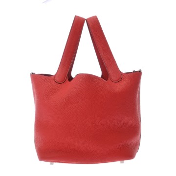 エルメス ピコタン ロックMM ルージュトマト トリヨンクレマンス レディース バッグ 【中古】【bag】