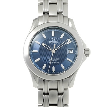 オメガ シーマスター 120 2501.81 ブルー メンズ 時計 【中古】【wristwatch】