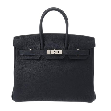 エルメス バーキン 25 ブルーニュイ トゴ レディース バッグ 【中古】【bag】