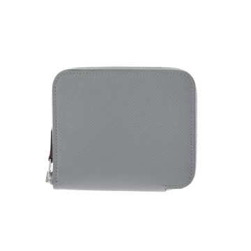 エルメス アザップ コンパクト シルクイン グリパンタン ヴォーエプソン レディース 財布 【中古】【purse】
