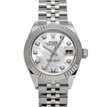 ロレックス レディ デイトジャスト 28 279174NG ホワイトシェル/ダイヤモンド レディース 時計 【新品】【wristwatch】